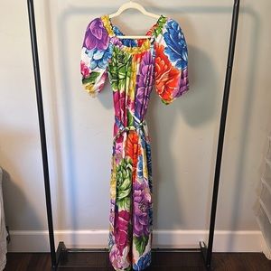 Farm Rio rainbow, floral, dress